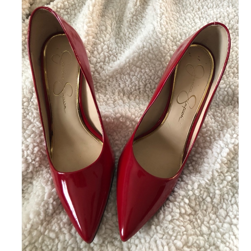 Jessica Simpson Red heels